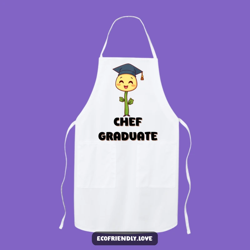 Funny Sprout Graduation Apron: Cook with Pride and Hilarious Style