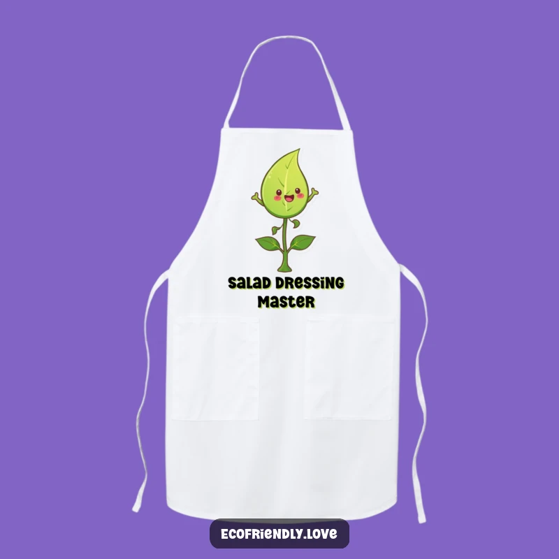 Funny Leaf Chef Apron: Joyful Nature Utensil Holder for Garden Feasts