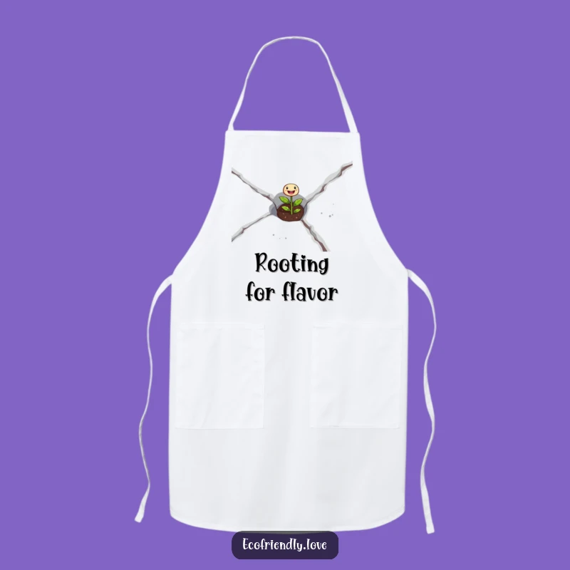 Funny Seedling Apron: Cook with Determination and Joyful Flair