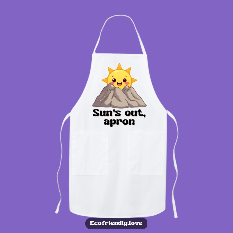 Funny Sun Apron: Mountain Explorer, Protects Clothes, Ideal Funny Gift