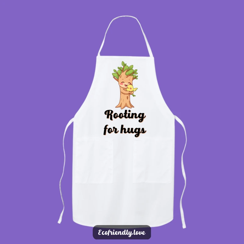 Funny Tree Apron: Nature's Embrace, Protects Clothes, Ideal Funny Gift