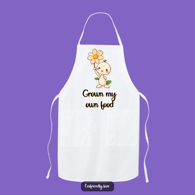 Funny Seedling Flower Apron: Grow Your Culinary Creations
