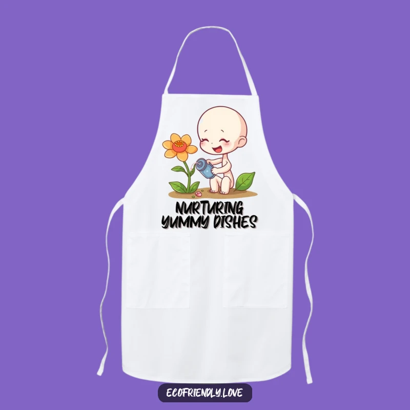 Funny Sprout's Gardening Apron: Cook with Care and Humor Gift