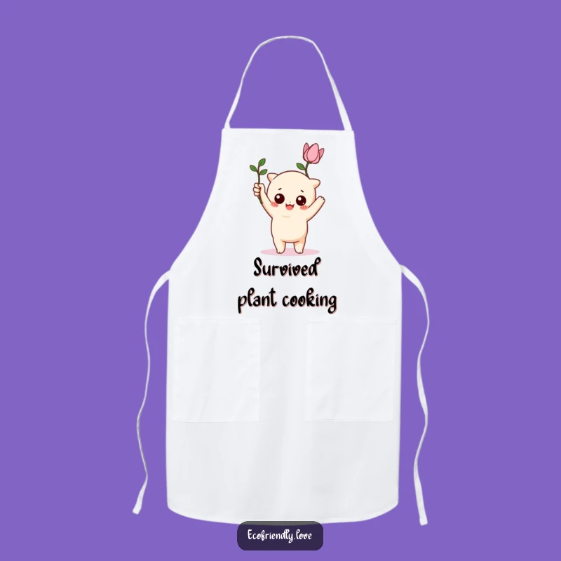 Funny Kawaii Plant Hero Apron - Garden with Humor!