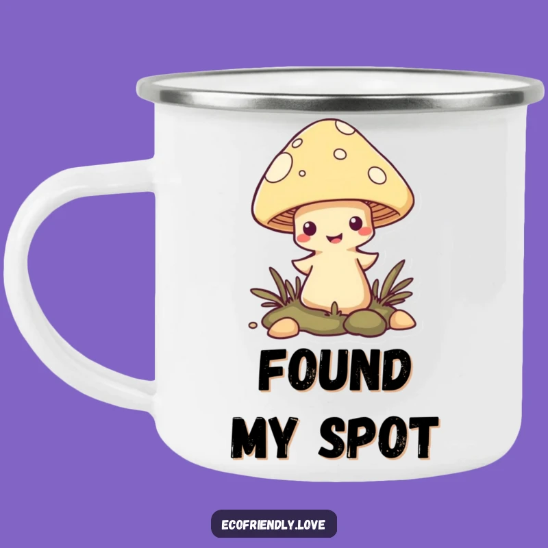 Funny Mushroom Camping Mug: Whimsical Adventures with a Pop