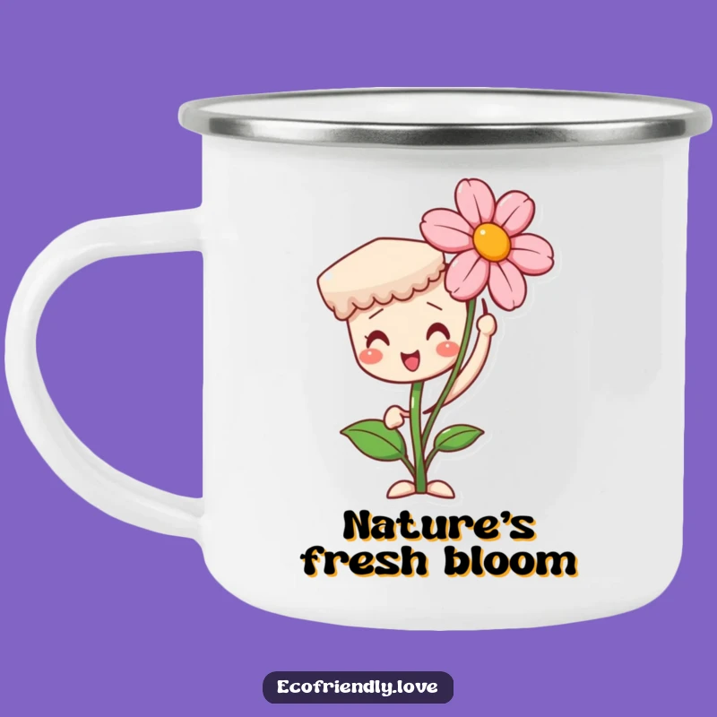 Funny Seedling Camping Mug: Outdoor Growth, Blooming Brew, Perfect Gift!