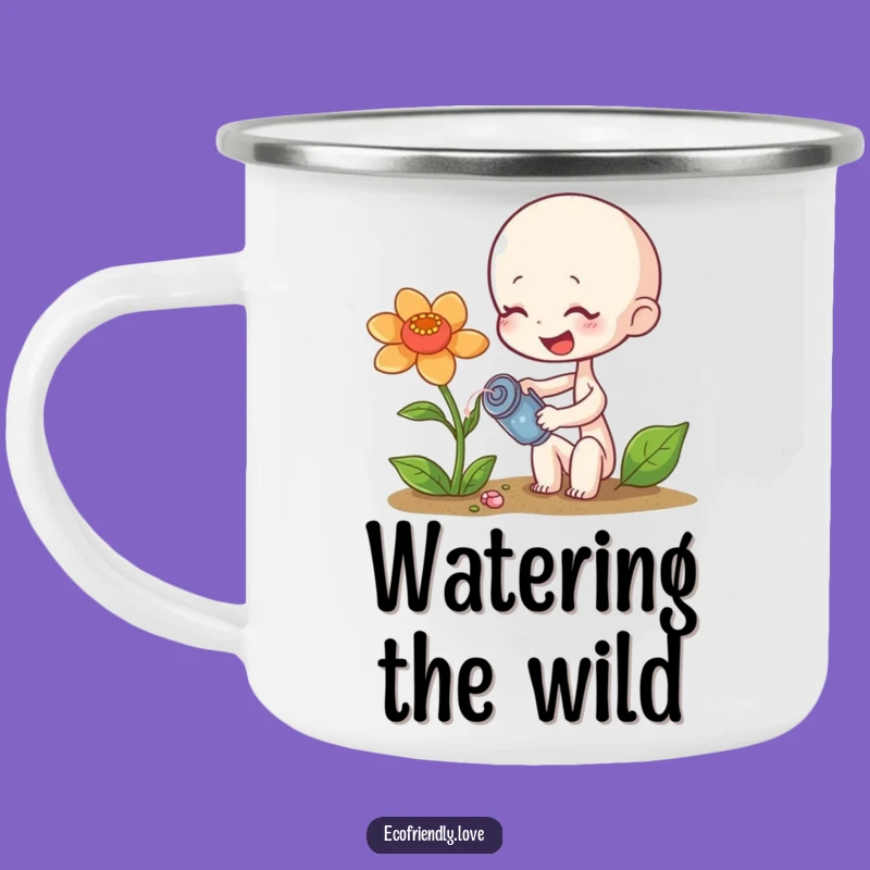 Funny Sprout's Nature Mug: Adventure and Care with Humor Gift