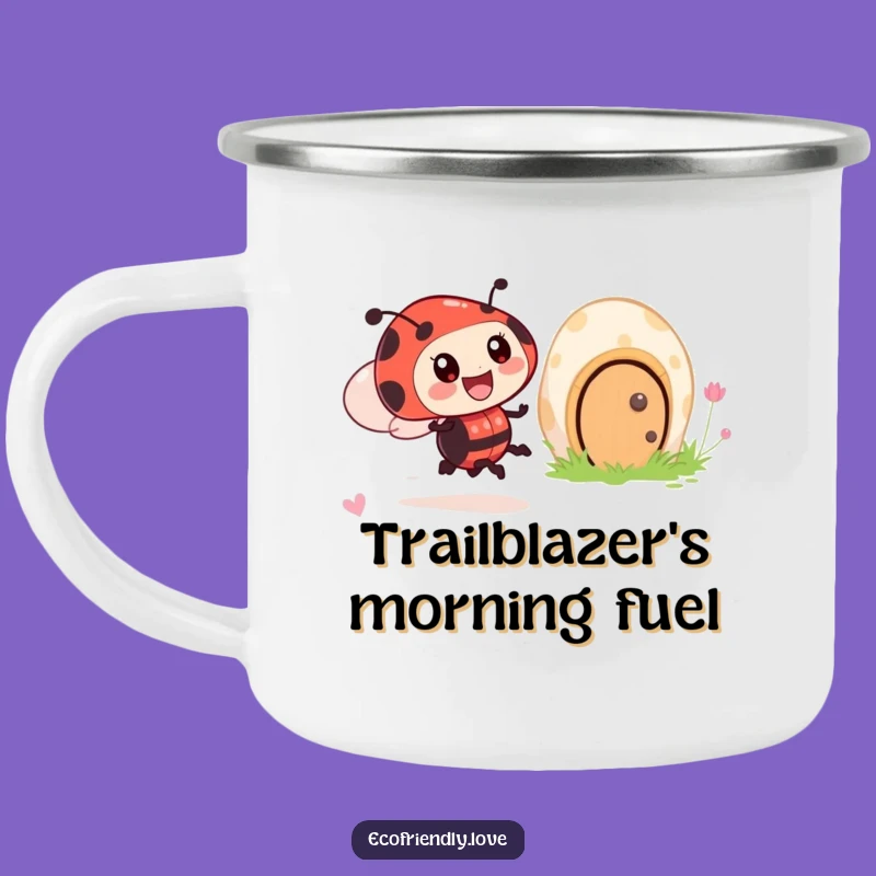 Funny Ladybug Zoom Camping Mug: Whimsical & Hilarious Outdoor Companion