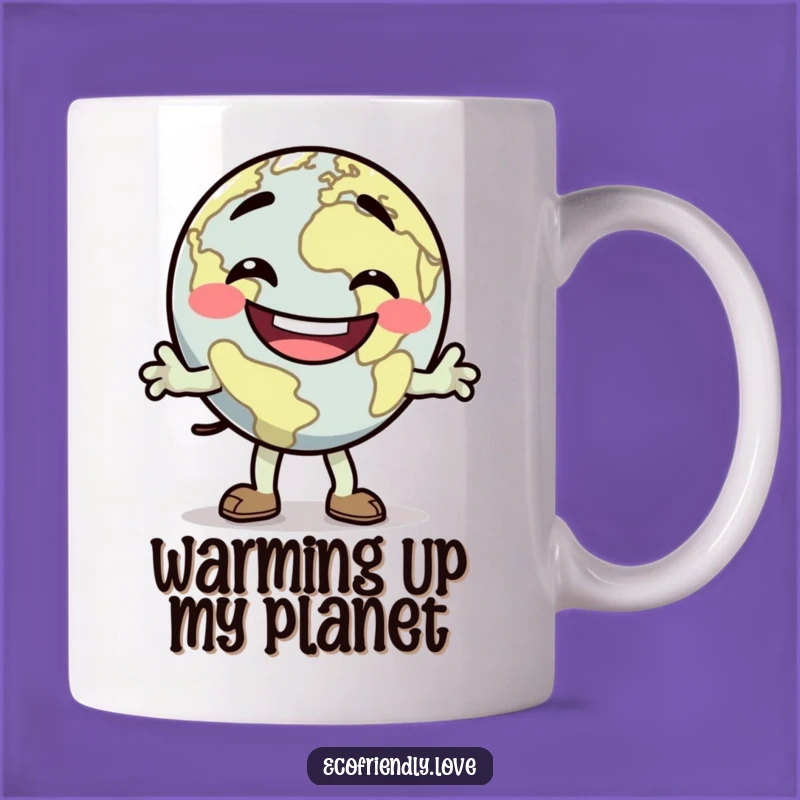 Funny Dancing Earth Mug: Hilarious Planet Party Gift for Earth Lovers