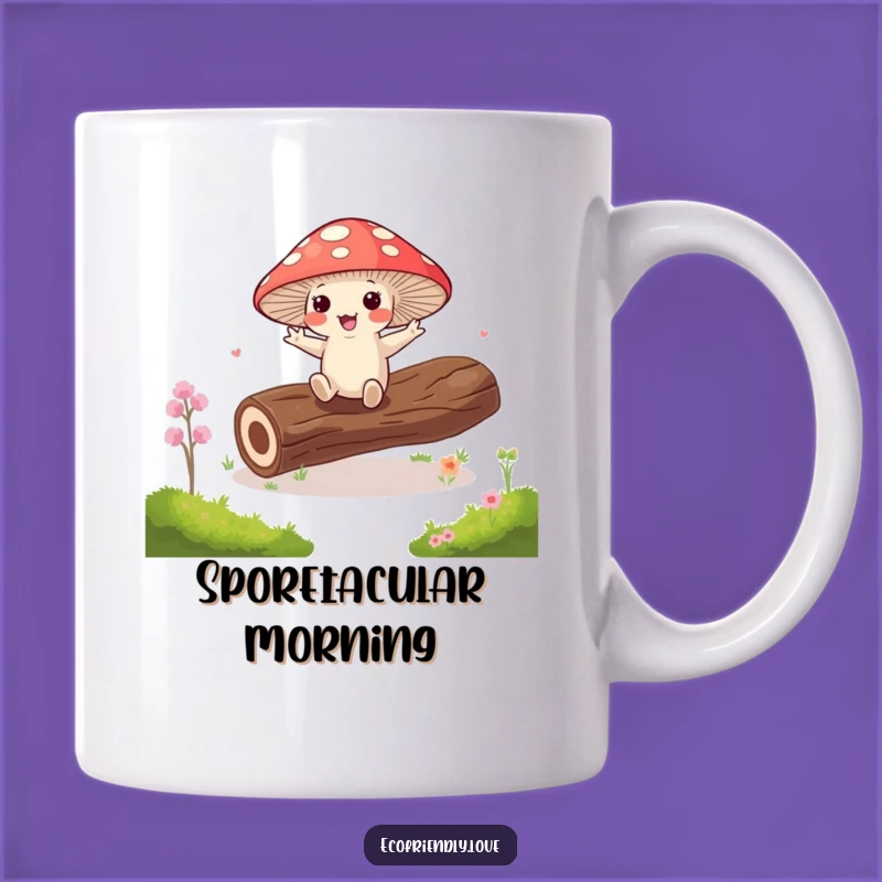 Funny Kawaii Mushroom Jig Mug - Dance into Your Day!