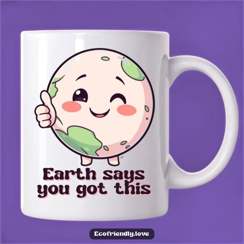 Funny Planet Thumbs Up Mug: A Hilarious Earth Gift for Earth Day Lovers