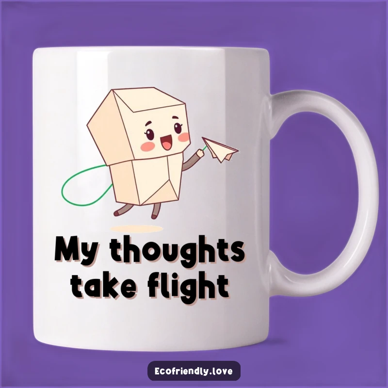 Funny Recycled Paper Pal Mug: Eco-Friendly Humor for Your Daily Brew