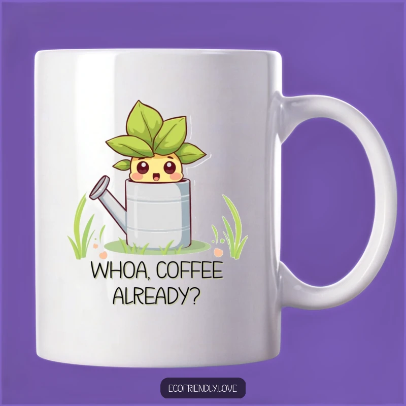 Funny Sprout Watering Can Mug: A Giggle-Worthy Surprise Gift for Gardeners