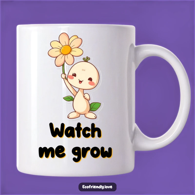 Funny Seedling Flower Mug: Celebrate Growth with a Cute Gift