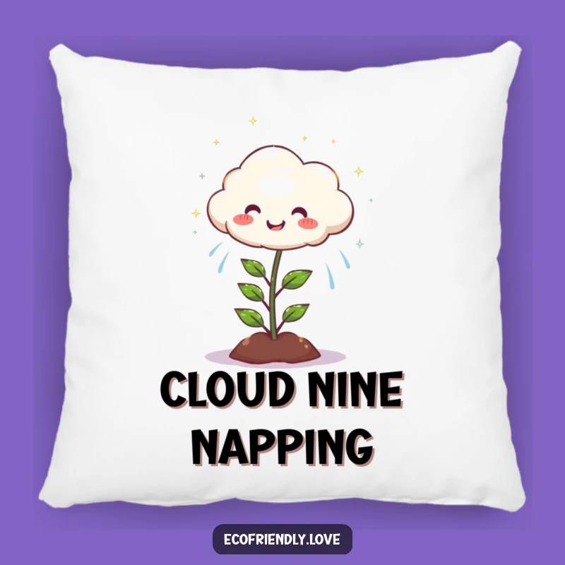Funny Cloud Rain Plant Pillow: Cozy Sparkle for Your Happy Space