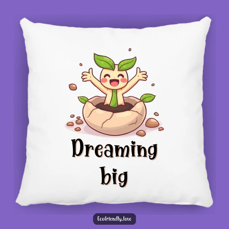 Funny Sprout Surprise Pillow: Soft Growing Character Decor for Comfort & Gifts