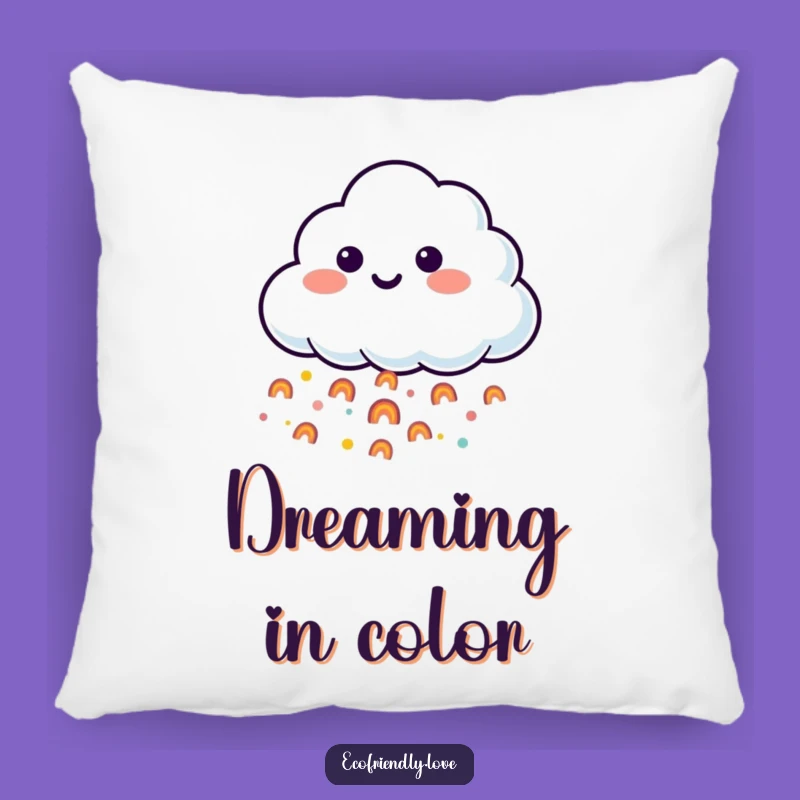 Funny Cloud Rainbow Pillow - Cozy & Cheerful Home Decor Gift