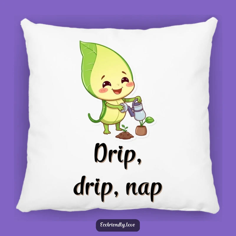 Funny Leaf Pillow: Cozy Plant Lover Accent, Comfy & Charming Funny Gift