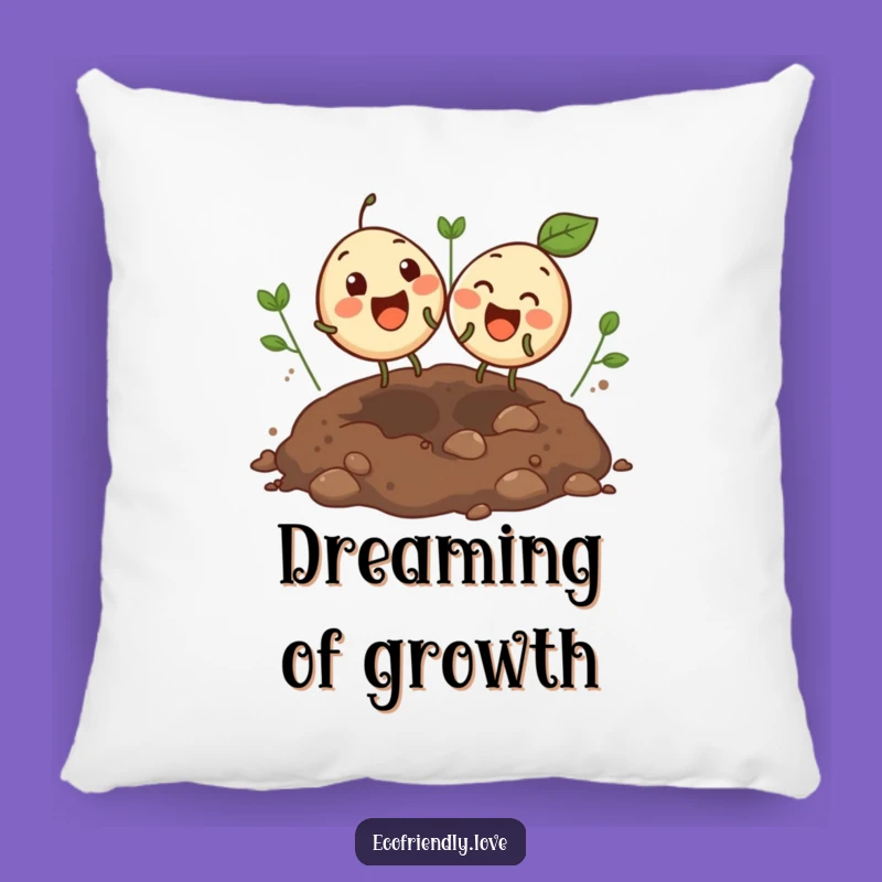 Funny Bouncing Seeds Pillow: Cozy Giggling Pair Cushion Funny Gift