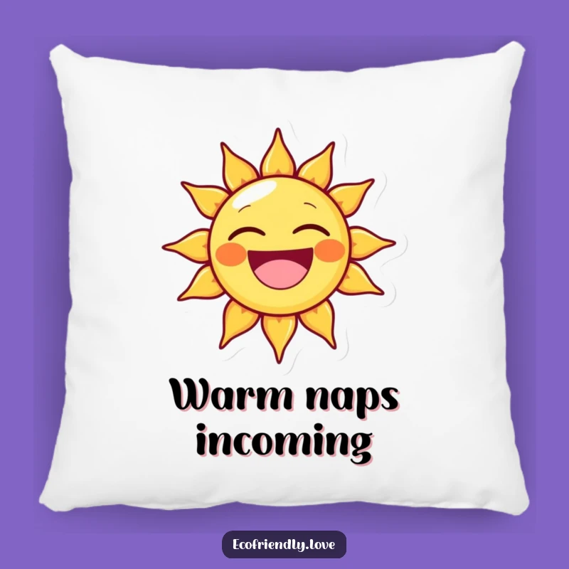 Funny Sun Pillow: Cozy Beaming Character, Huggable Happiness, Perfect Gift!