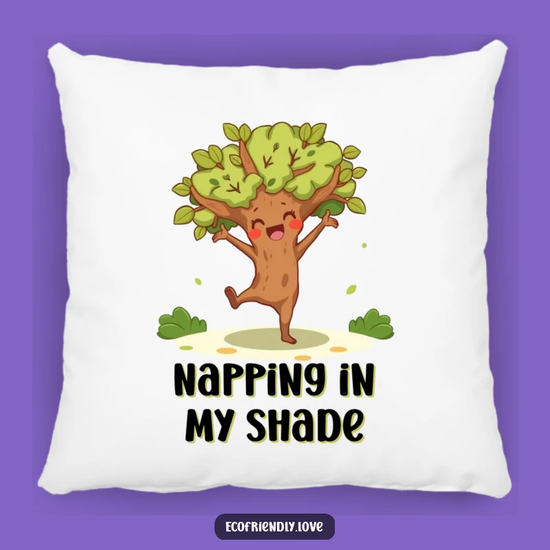 Funny Tree Dance Pillow - Cozy Comfort & Energetic Humor