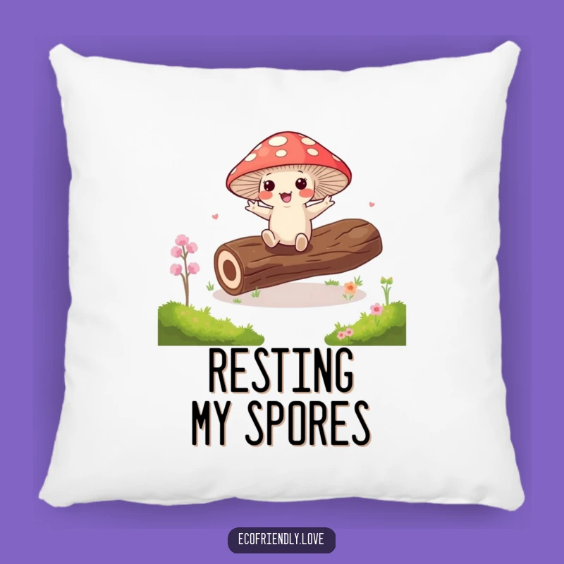 Funny Kawaii Mushroom Jig Pillow - Dance into Dreams!