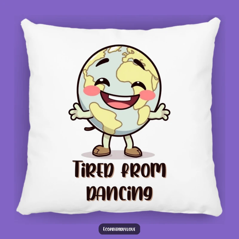 Soft Funny Dancing Earth Pillow: Cuddle Up with Our Wonderful World