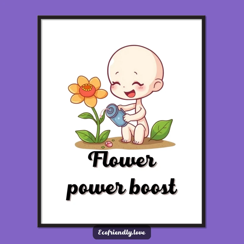 Funny Sprout's Growth Digital Art: Instant Heartwarming Cheer Gift