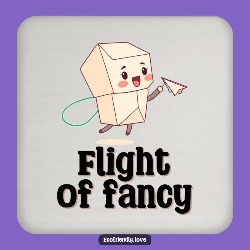 Funny Recycled Paper Coaster Set: Protect Surfaces with Eco-Humor