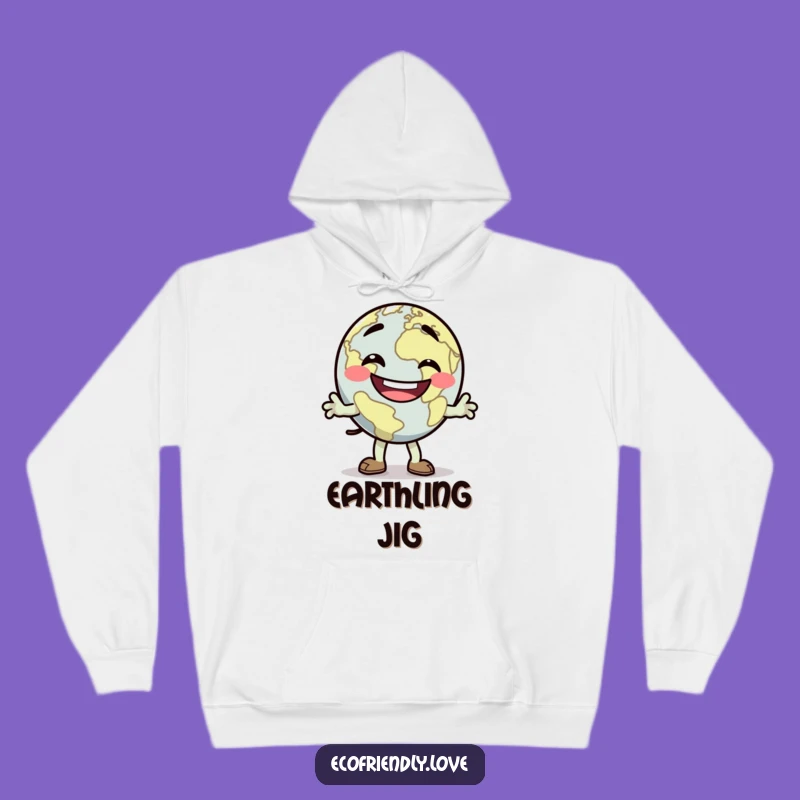 Cozy Funny Dancing Earth Hoodie: Warm Up with Planet Fun
