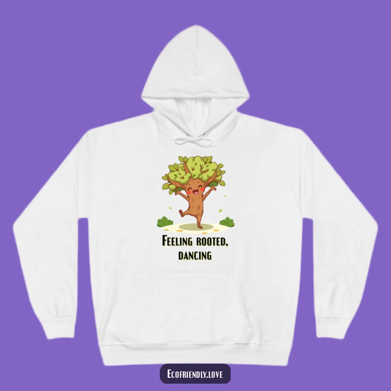 Cozy Funny Tree Dance Hoodie - Warmth & Energetic Humor