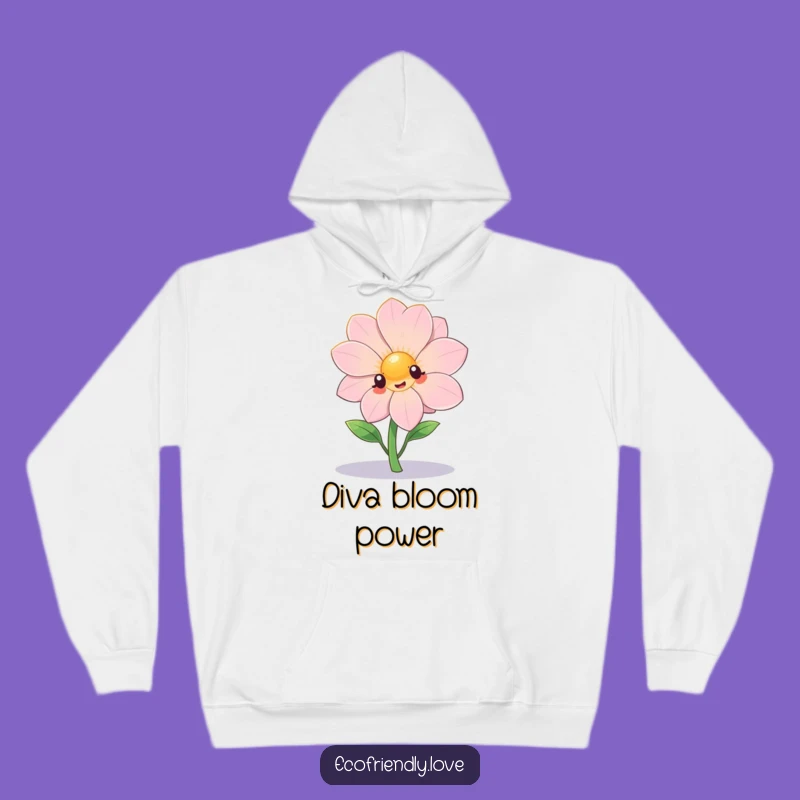 Cozy Funny Kawaii Flower Star Hoodie - Dramatic Comfort!