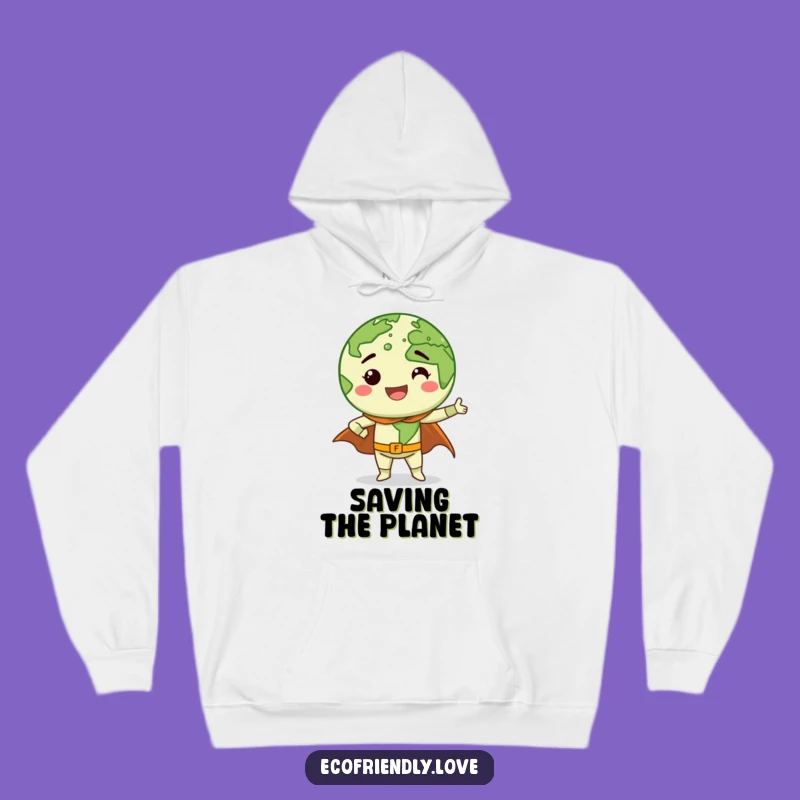 Funny Earth Superhero Hoodie: Stay Warm While Saving the World with Humor