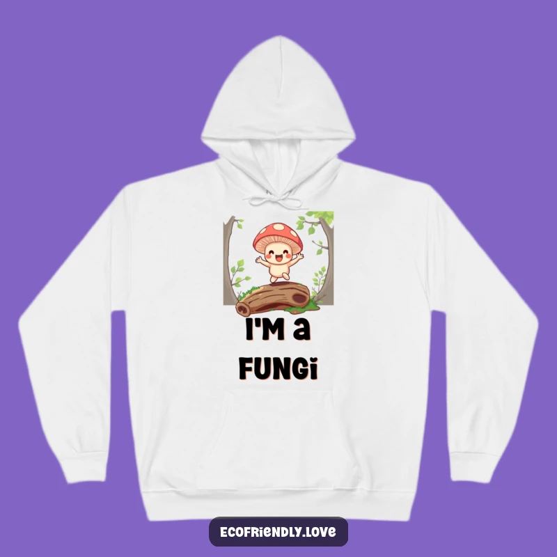 Funny Mushroom Hoodie: Cozy Forest Vibes, Perfect Humorous Gift Hoodie