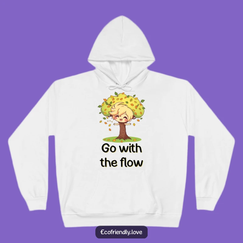 Funny Wind Character Tree Hoodie: Cozy Up in Autumn Vibes