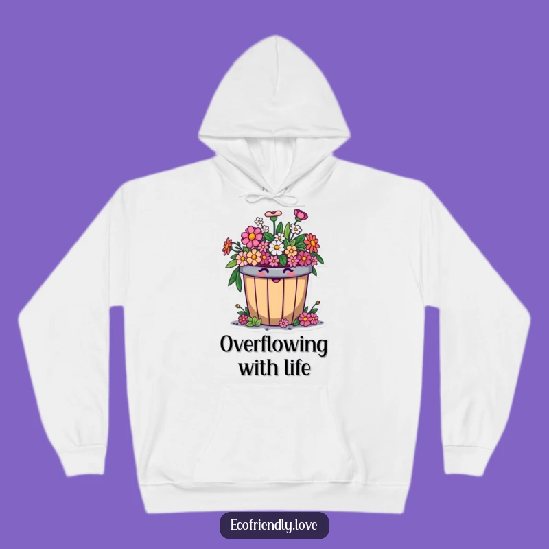 Funny Compost Bin Hoodie: Cozy Bloom, Eco-Friendly Comfort, Perfect Funny Gift