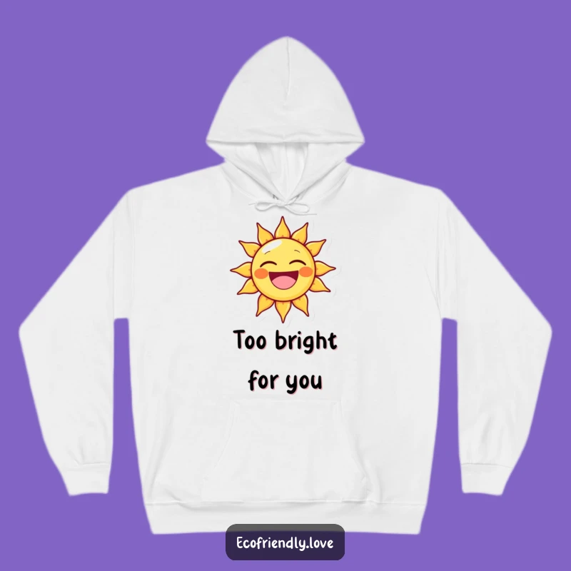 Funny Sun Hoodie: Cozy Beaming Character, Warm Your Soul, Perfect Gift!