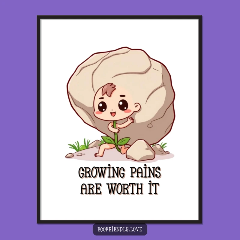 Determined Sprout Wall Art: Free Printable Downloadable Art of Strength for Inspiring Decor