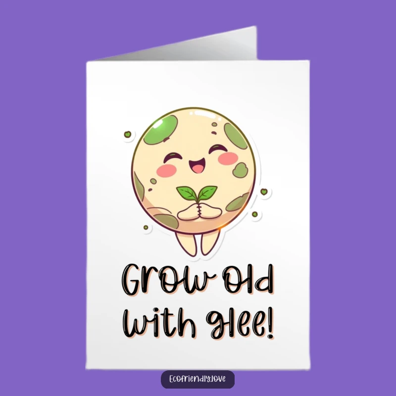 Free Printable Birthday Card: Happy Planet Planting Joy, Hilarious Downloadable Gift