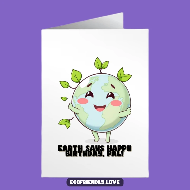 Free Printable Birthday Card: Hilarious Globe Juggler for a Laughing Good Time