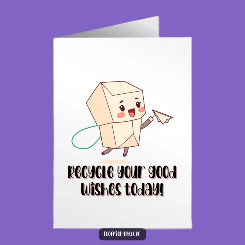 Funny Free Printable Birthday Card: Recycled Pal Launches Eco-Joyful Paper Airplane