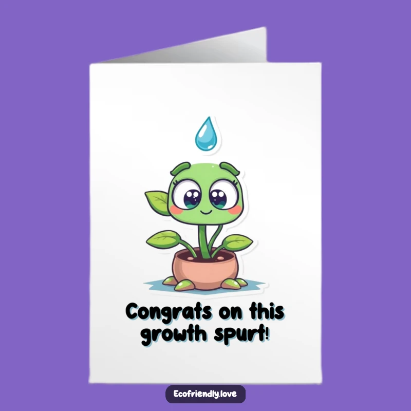 Free Printable Congrats Card: Seedling's Big Moment - Celebrate Growth!
