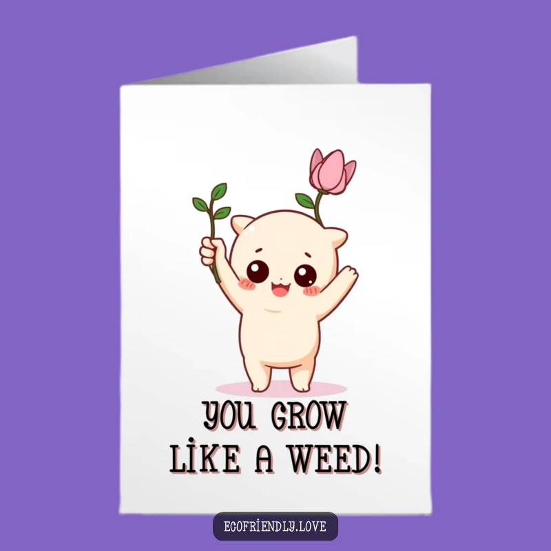 Free Printable Plant Congrats Card: Funny Achievement Downloadable Gift