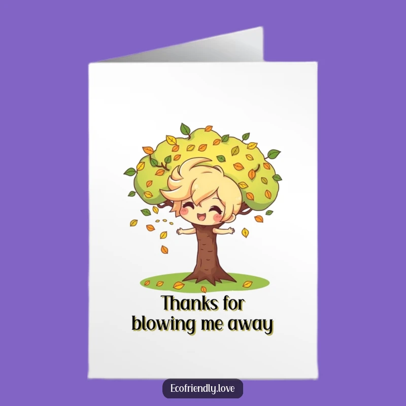 Free Printable Thank You Card: Autumn Breeze, Charming Downloadable Gift for Gratitude!