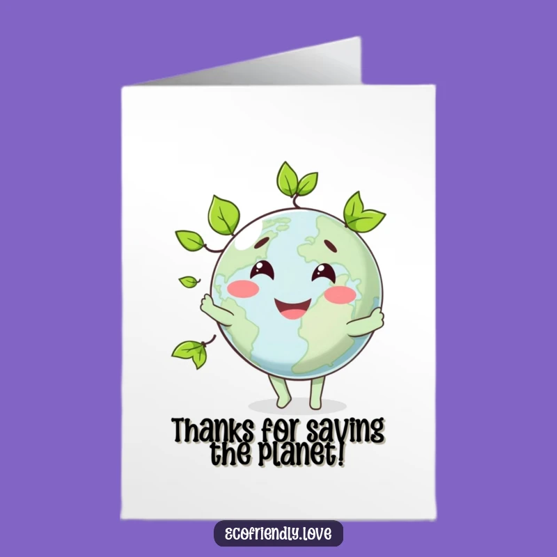 Free Printable Thank You Card: Globe Juggler Expresses Gratitude with Humor