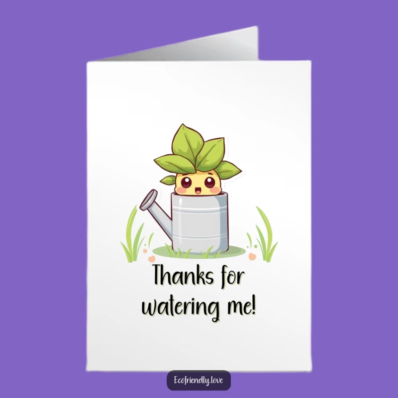 Free Printable Thank You Card: Sprout's Surprise - Funny Downloadable Gift