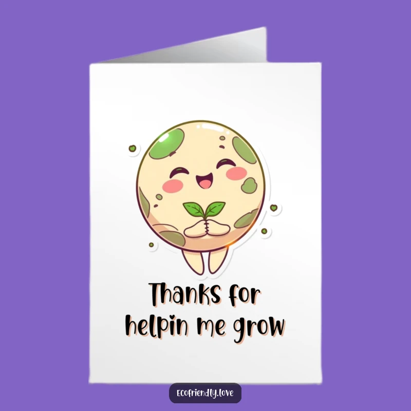 Free Printable Thank You Card: Happy Planet Grateful Spin, Funny Downloadable Gift