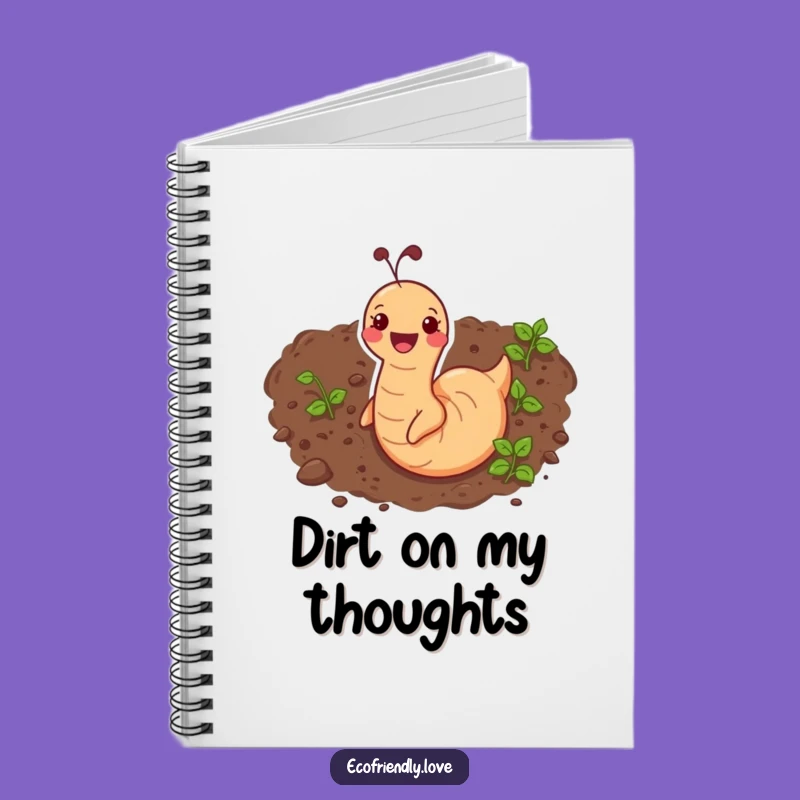 Funny Earthworm Notebook: Jot Down Your Thoughts with Giggles, Great Funny Gift