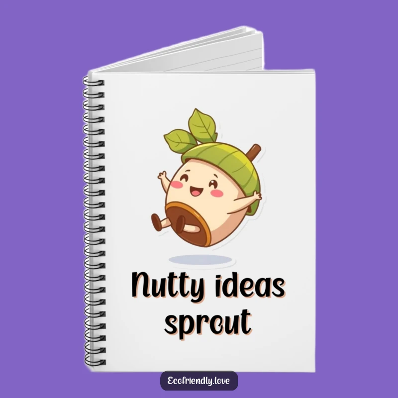 Funny Acorn Cartwheel Notebook: Joyful & Hilarious Nutty Journal
