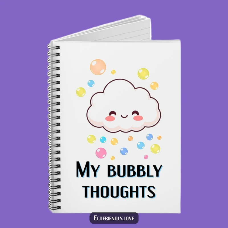 Funny Cloud's Bubble Notebook: Jot Down Ideas with Whimsical Humor Gift